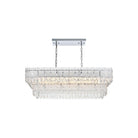 Elegant Lighting - Emilia Linear Chandelier - 1780G37C - Canada Light Shop