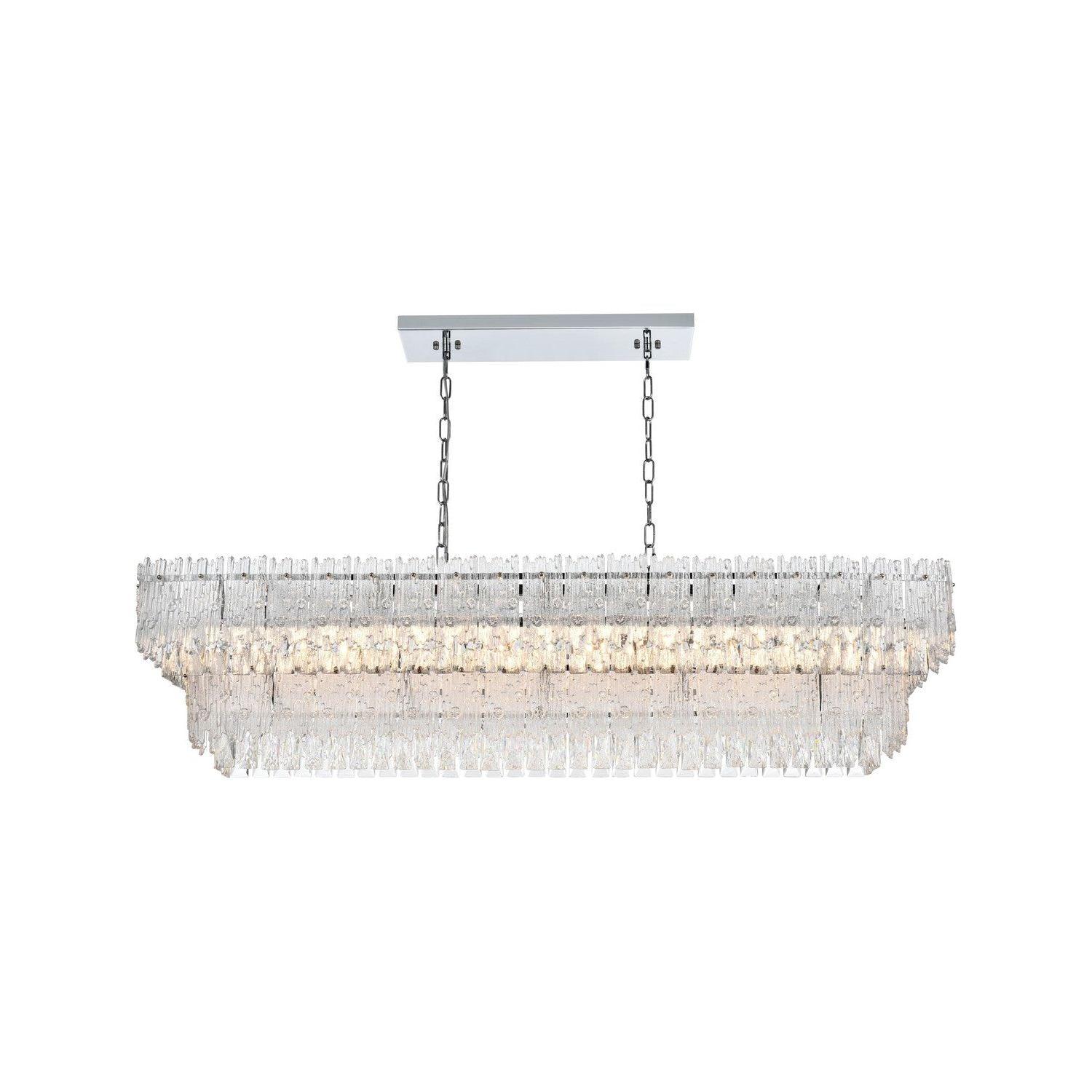 Elegant Lighting - Emilia Linear Chandelier - 1780G50C - Canada Light Shop