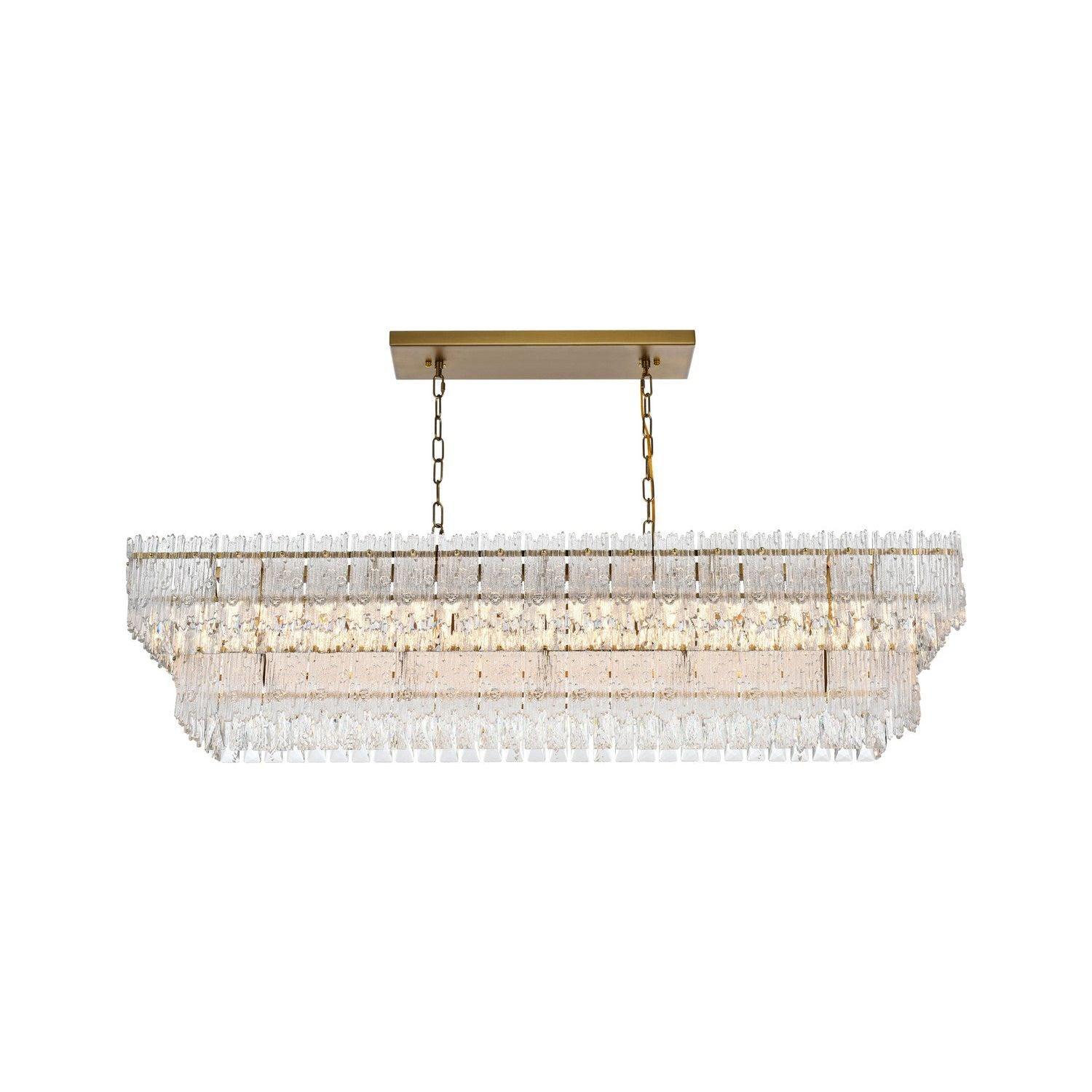 Elegant Lighting - Emilia Linear Chandelier - 1780G50SG - Canada Light Shop