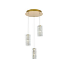Elegant Lighting - Aston LED Multi-Light Pendant - 3680D3RSG - Canada Light Shop