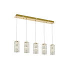 Elegant Lighting - Aston LED Linear Pendant - 3680D5SG - Canada Light Shop