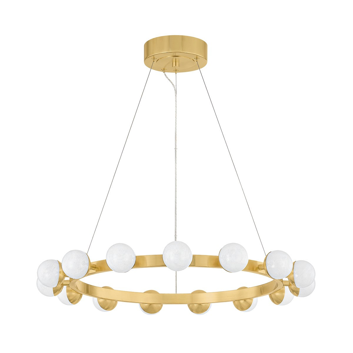 Corbett Lighting Canada - 484-30-VB - LED Chandelier - Linus - Vintage Brass