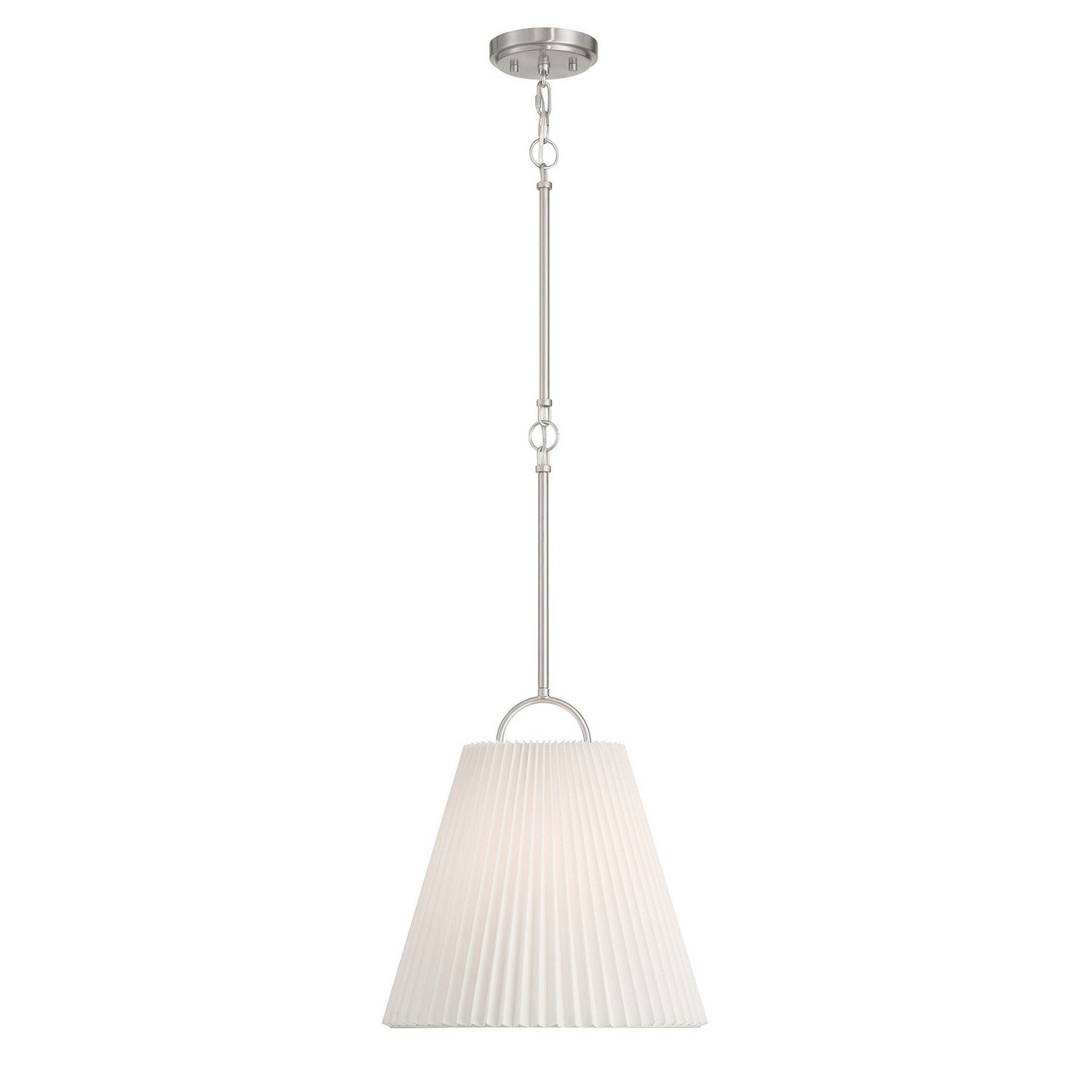 Meridian M7045BN One Light Pendant in Brushed Nickel