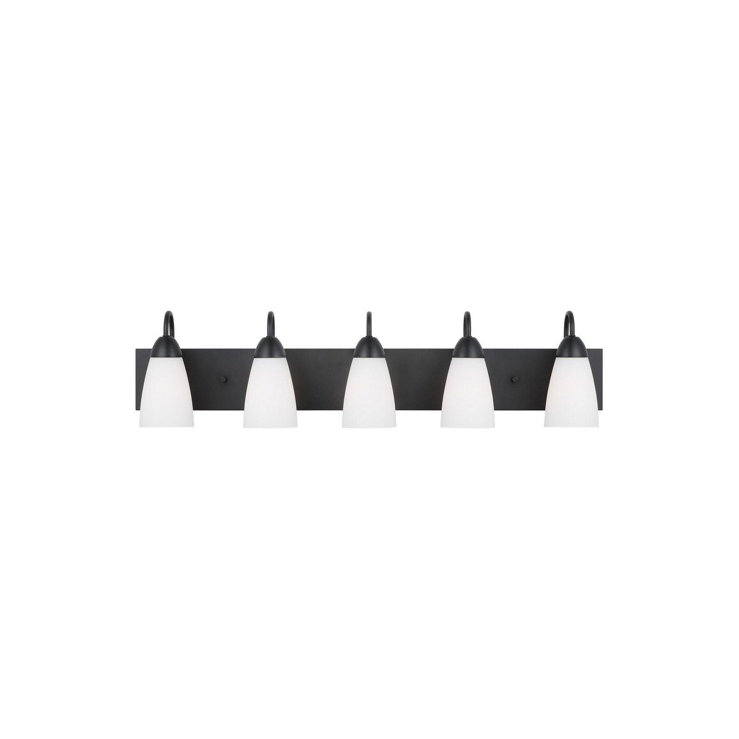 Generation Lighting Canada - 4420205EN3-112 - Five Light Wall / Bath - Seville - Midnight Black