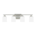 Generation Lighting Canada - 4420904-962 - Four Light Wall / Bath Sconce - Vinton - Brushed Nickel