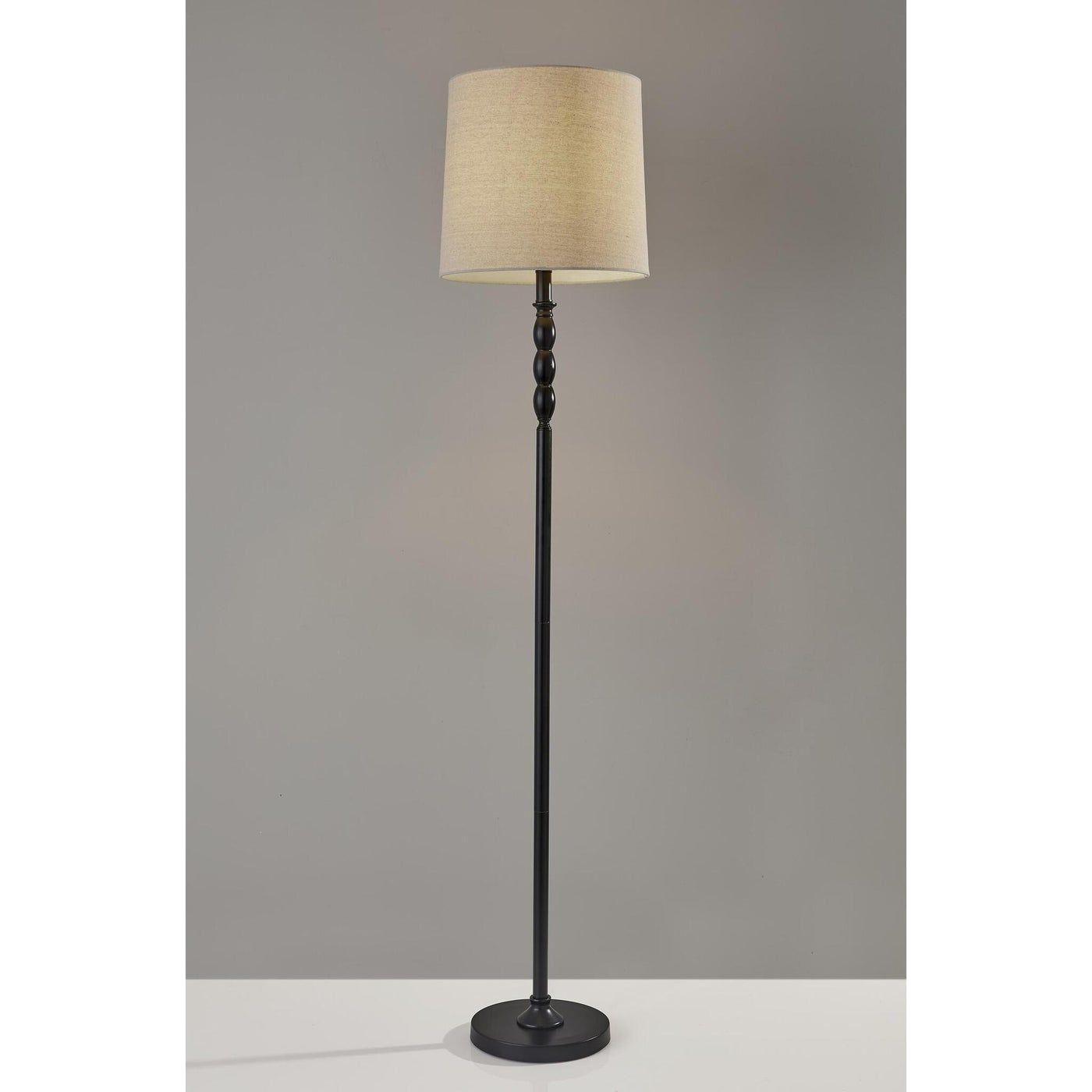 Adesso Home - William Floor Lamp - 1571-01 - Canada Light Shop