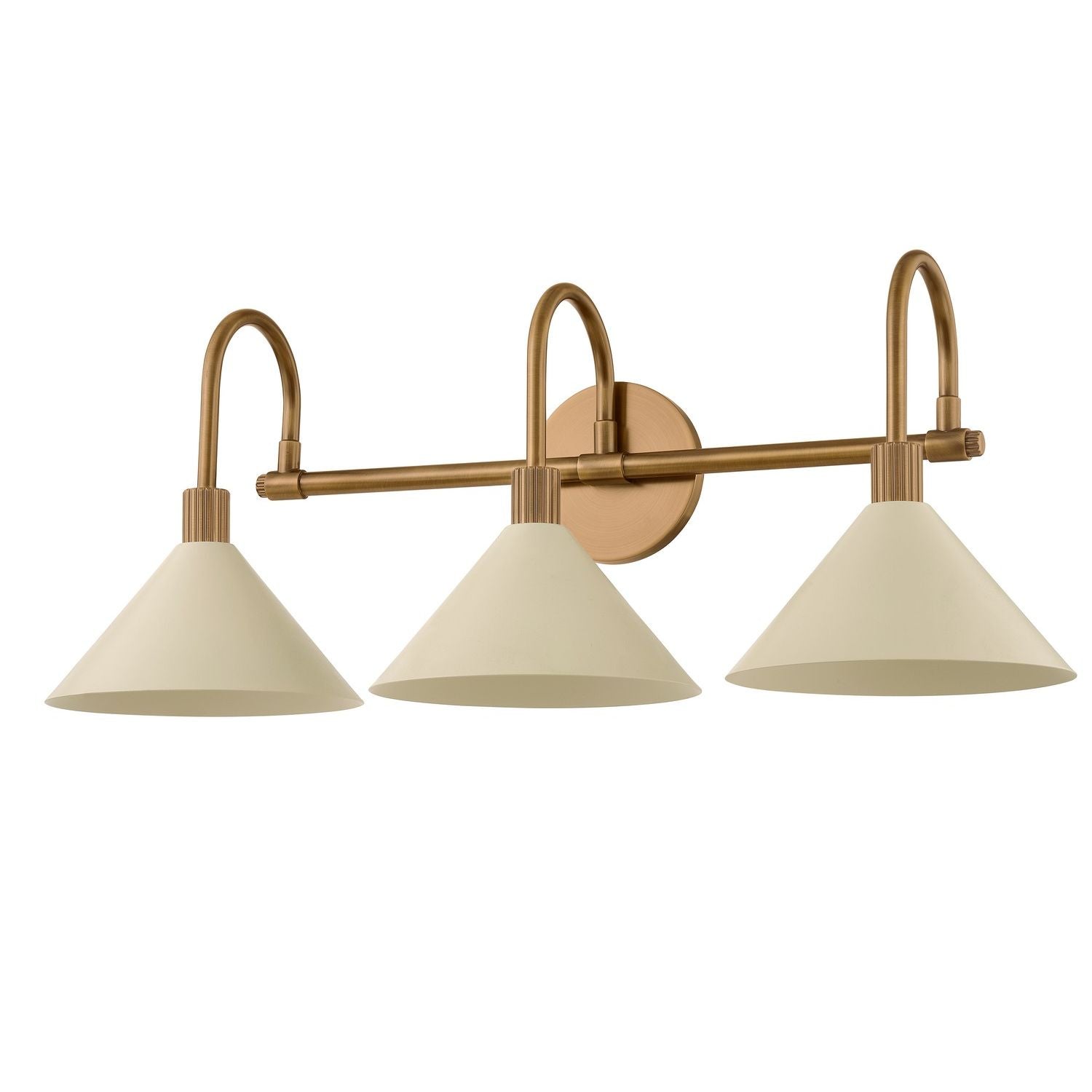 Troy Lighting Canada - B1811-PBR/SSD - Three Light Bath - Jovani - Patina Brass And Soft Sand