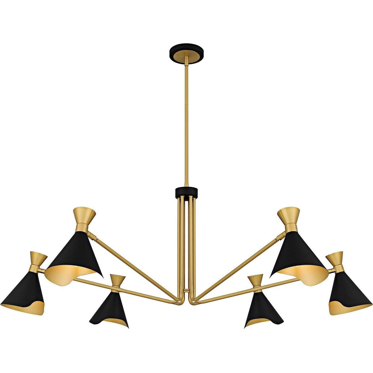 Quoizel - Arden Chandelier - ADN5052MBK - Canada Light Shop