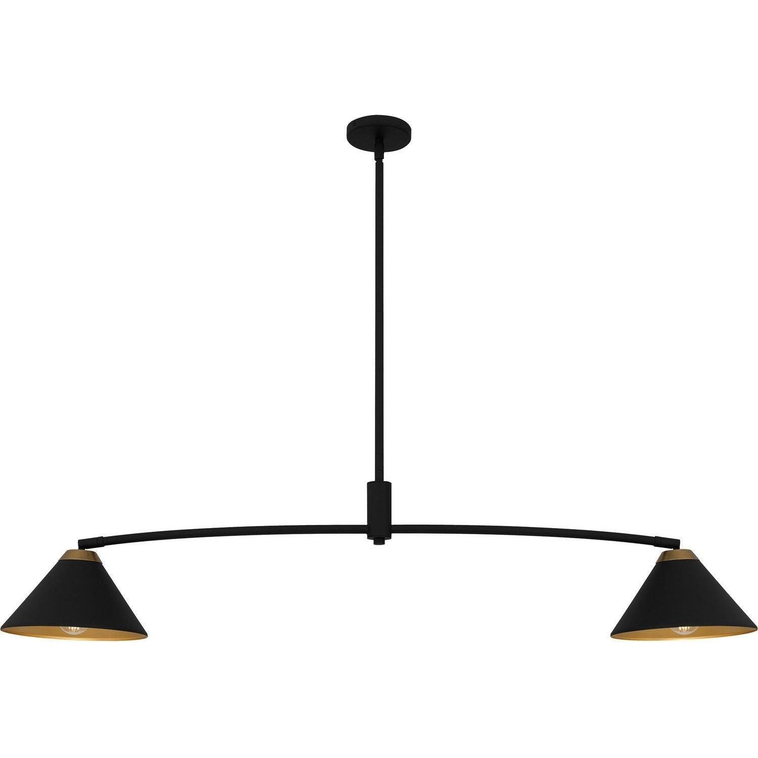 Quoizel - Alscott Linear Chandelier - ALS252MBK - Canada Light Shop