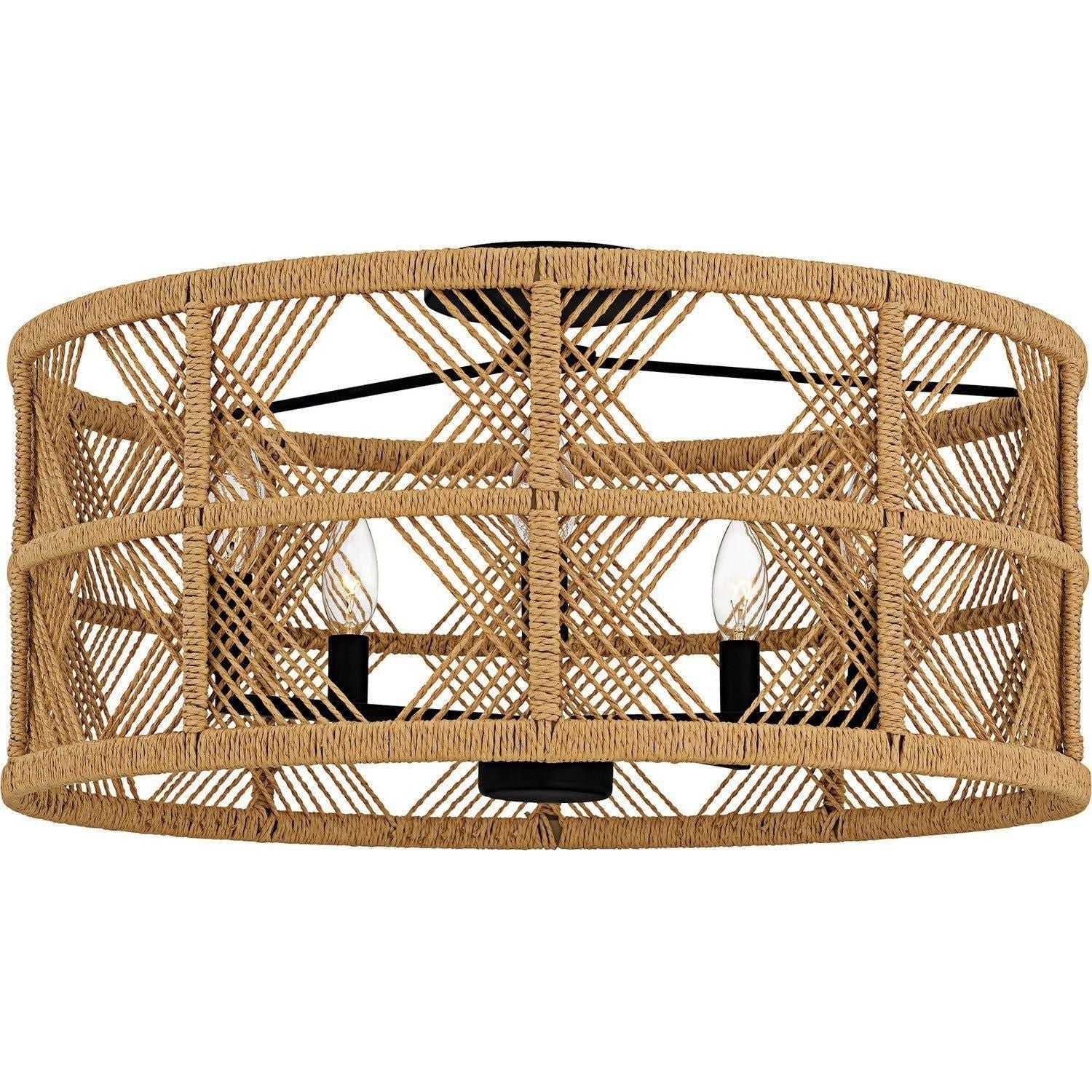 Quoizel - Axford Semi-Flush Mount - AXF1722MBK - Canada Light Shop