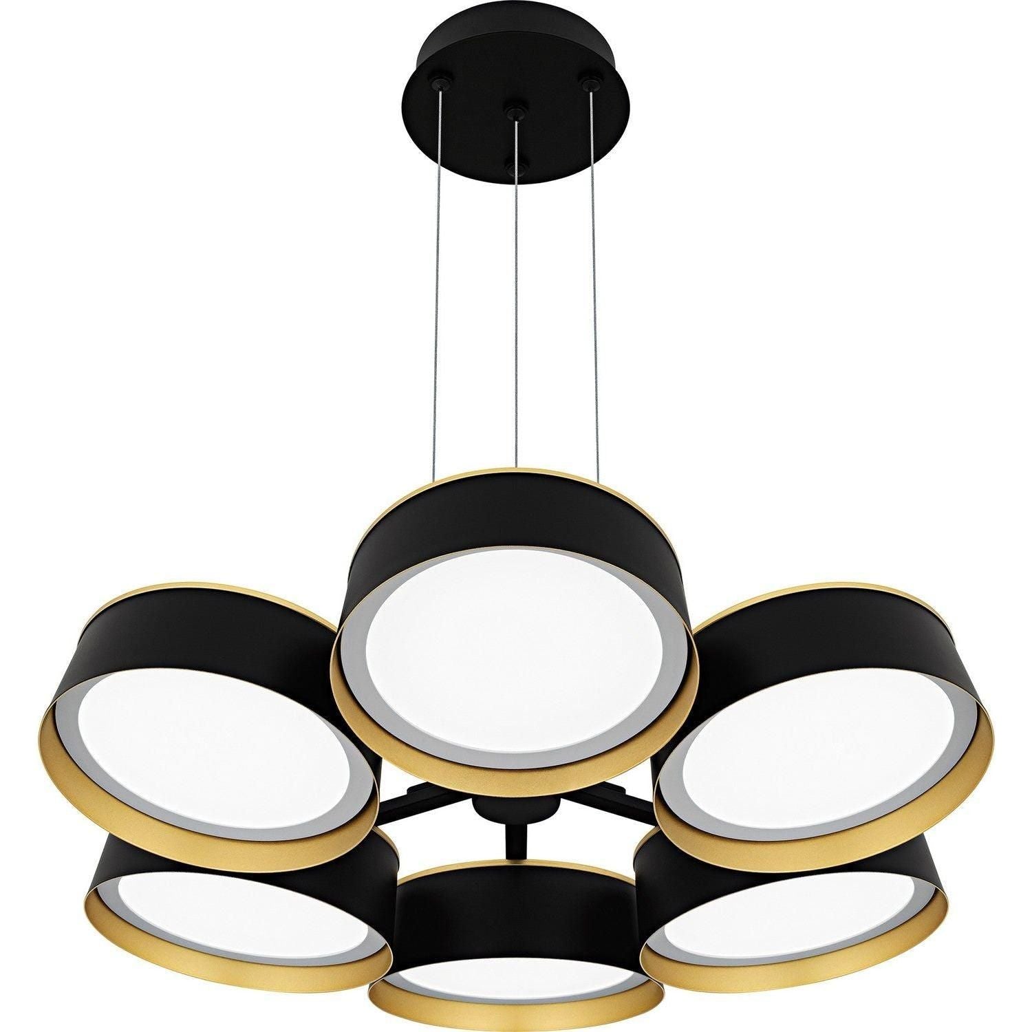 Quoizel - Byrnes LED Chandelier - BYS5026MBK - Canada Light Shop