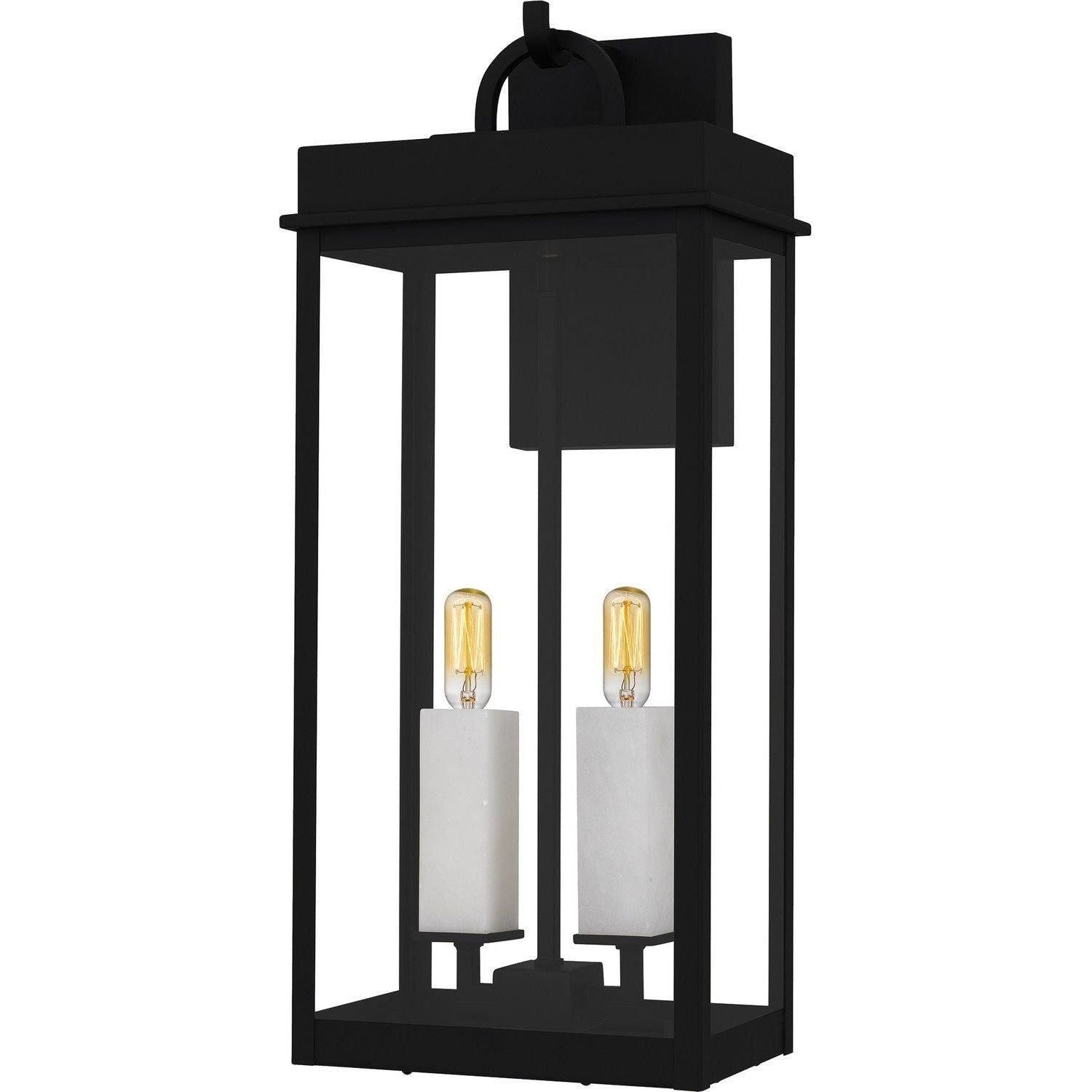 Quoizel - Carmen Outdoor Wall Lantern - CAM8409MBK - Canada Light Shop