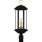 Quoizel - Crestfield Outdoor Post Lantern - CFD9010MBK - Canada Light Shop