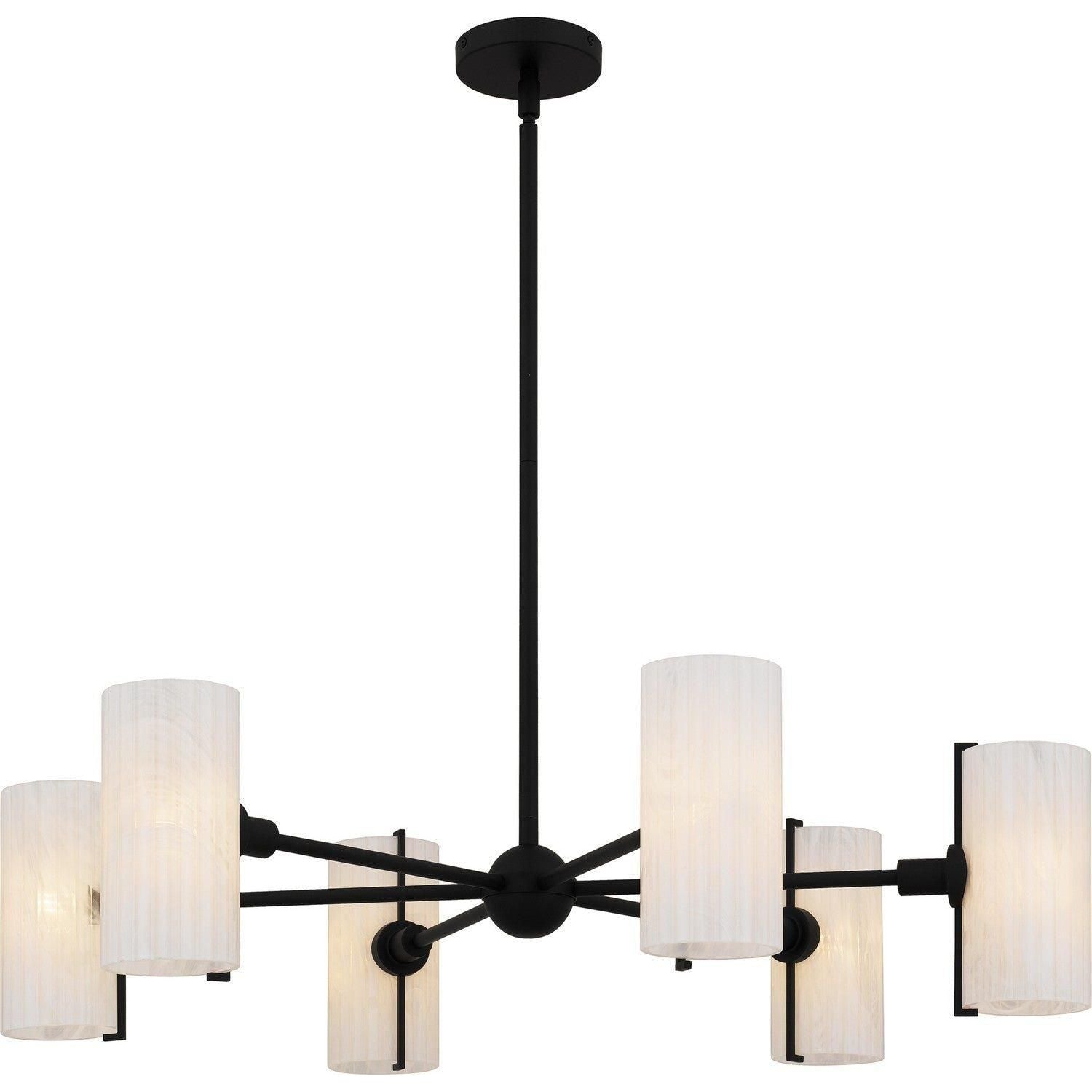 Quoizel - Curran Chandelier - CRR5036MBK - Canada Light Shop