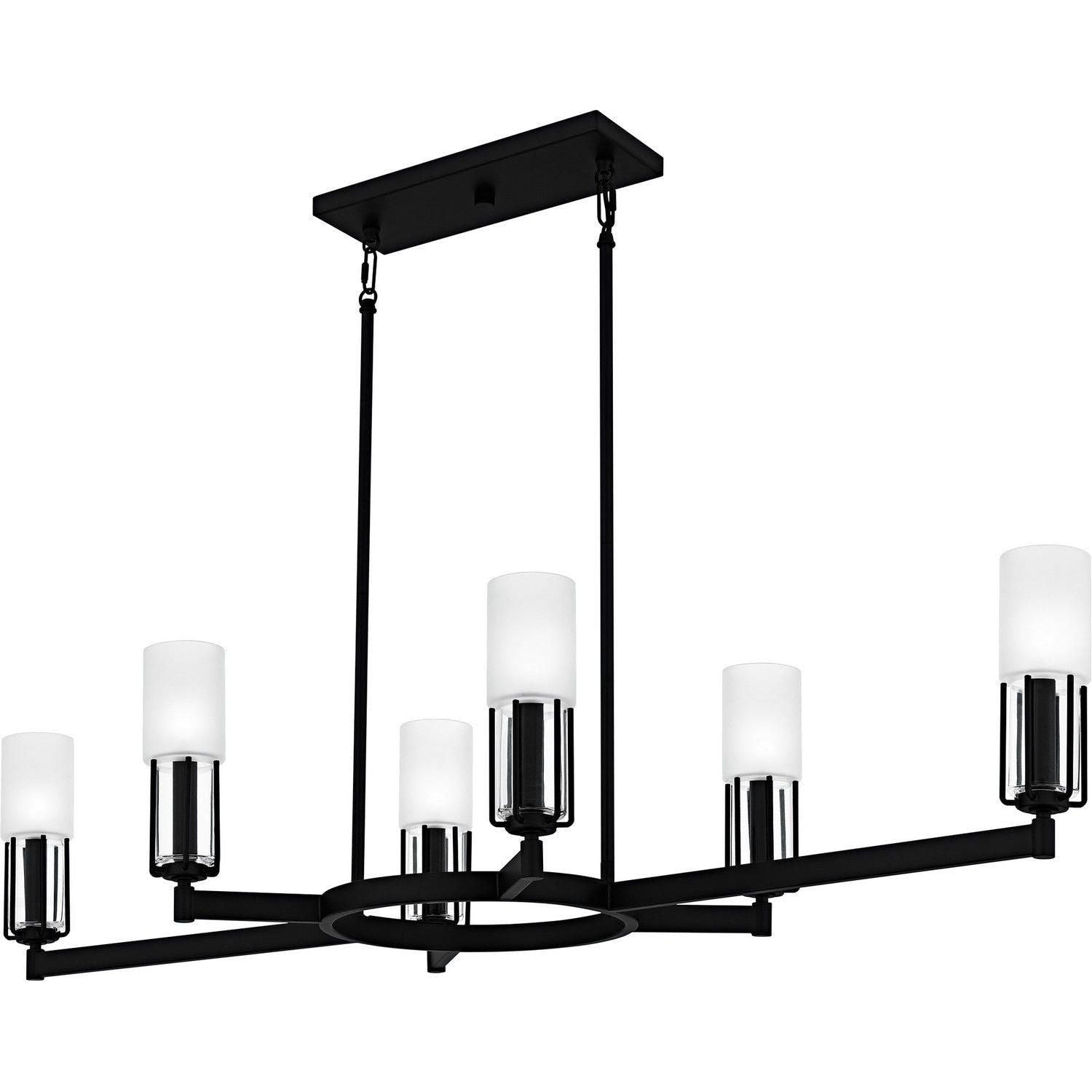 Quoizel - Cruz Linear Chandelier - CRZ648MBK - Canada Light Shop