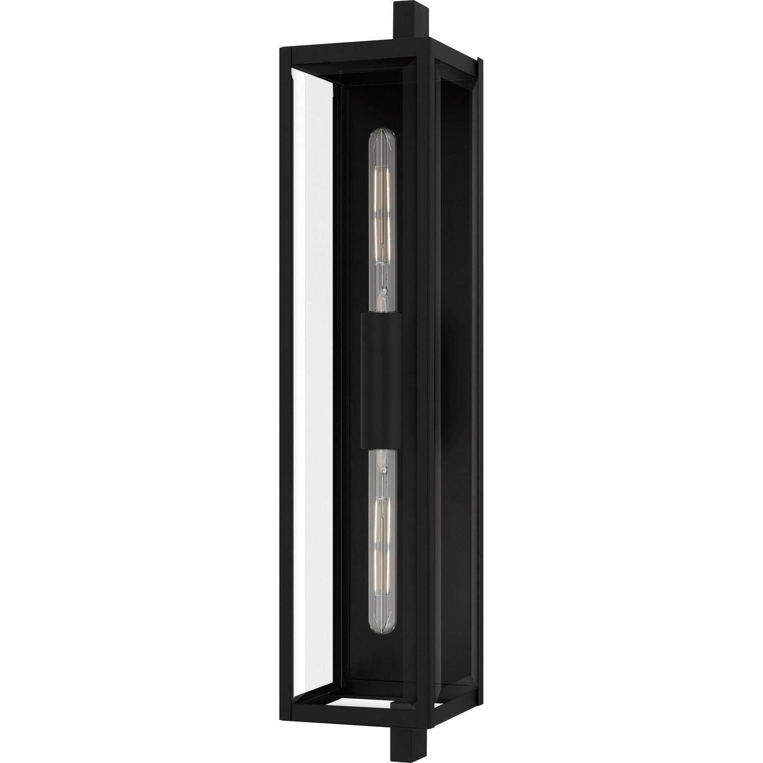 Quoizel - Dale Outdoor Wall Lantern - DLE8407MBK - Canada Light Shop