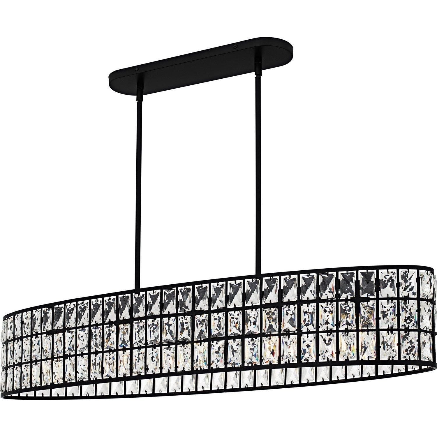 Quoizel - Gibson Linear Chandelier - GIB542MBK - Canada Light Shop