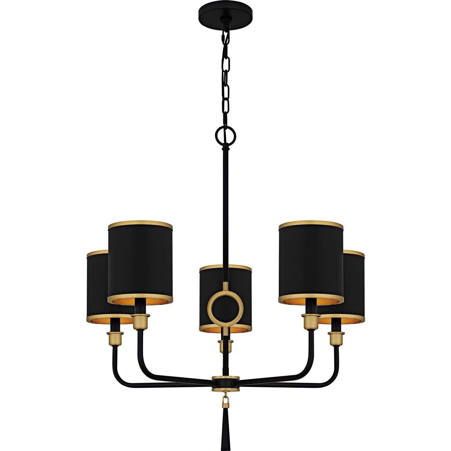 Quoizel - Lockery Chandelier - LKY5028MBK - Canada Light Shop
