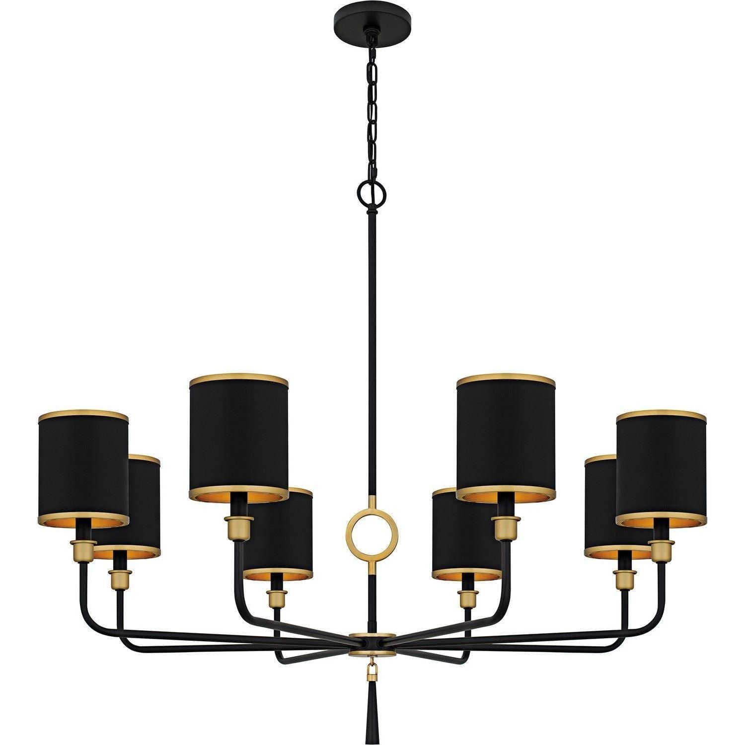 Quoizel - Lockery Chandelier - LKY5040MBK - Canada Light Shop