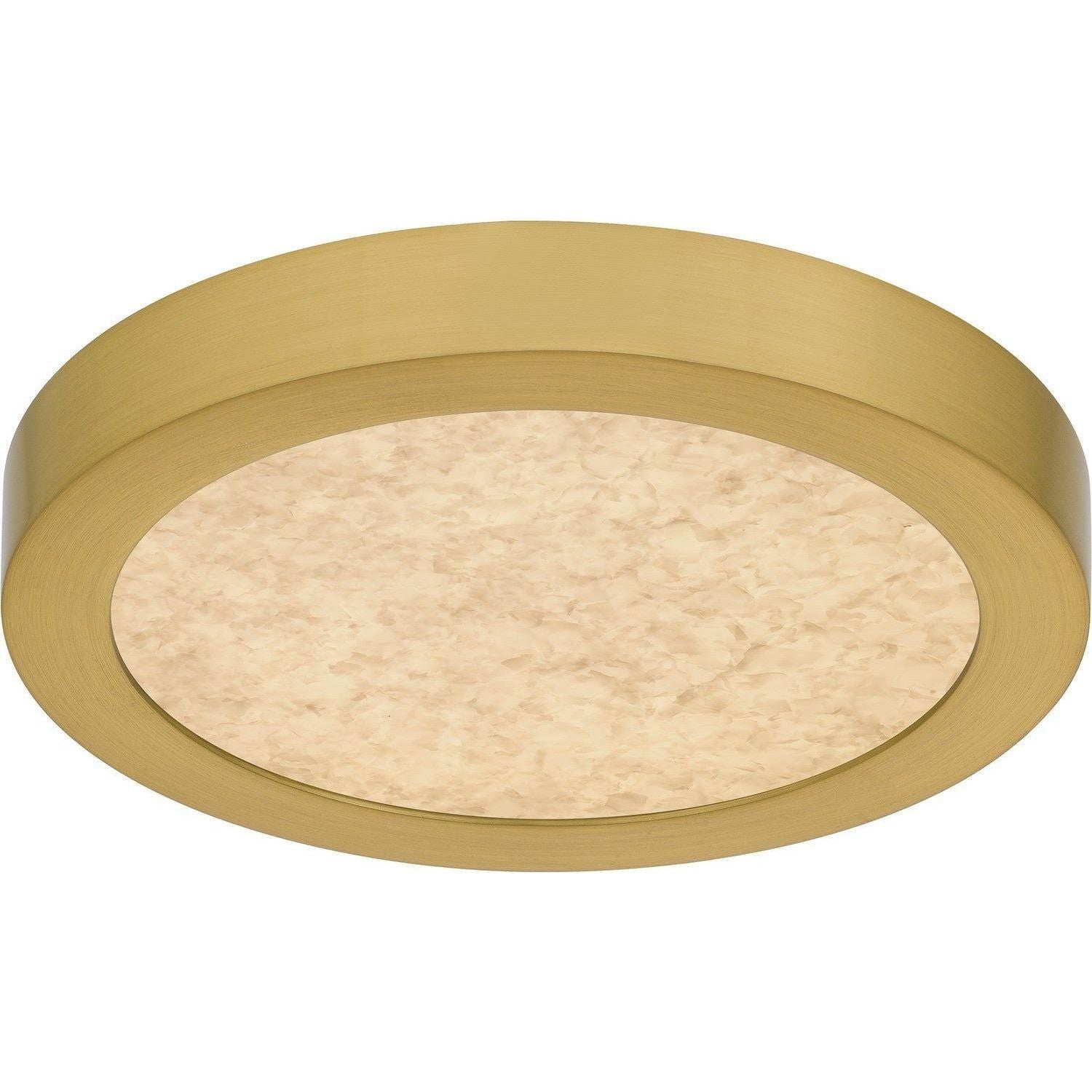 Quoizel - Outskirts Alabaster LED Flush Mount - OSTA1708BRG - Canada Light Shop