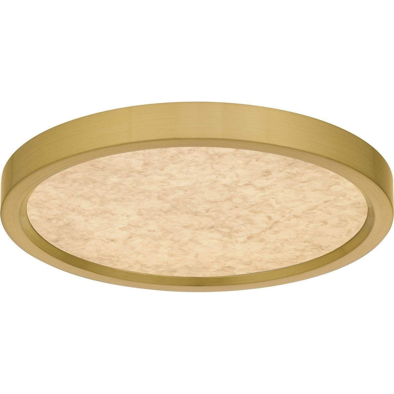 Quoizel - Outskirts Alabaster LED Flush Mount - OSTA1711BRG - Canada Light Shop