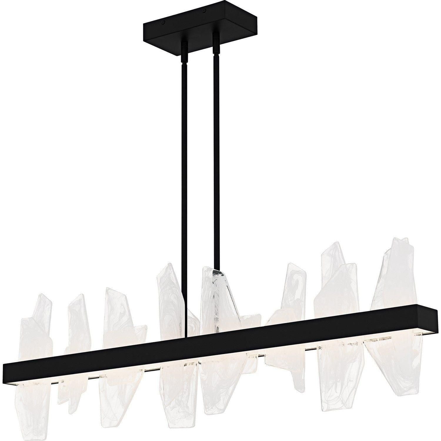 Quoizel - Aurelia LED Linear Chandelier - PCAUR142MBK - Canada Light Shop