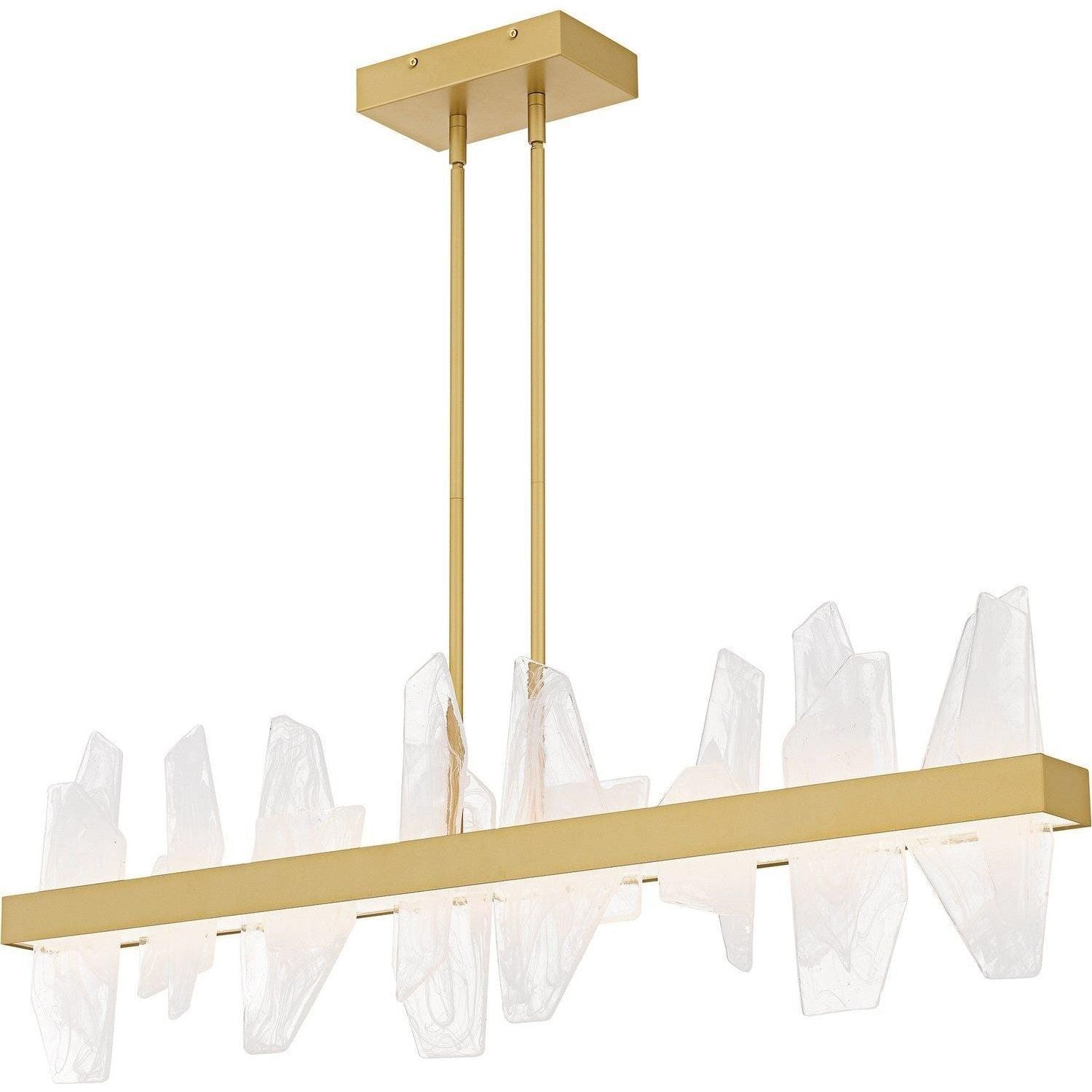 Quoizel - Aurelia LED Linear Chandelier - PCAUR142SGD - Canada Light Shop