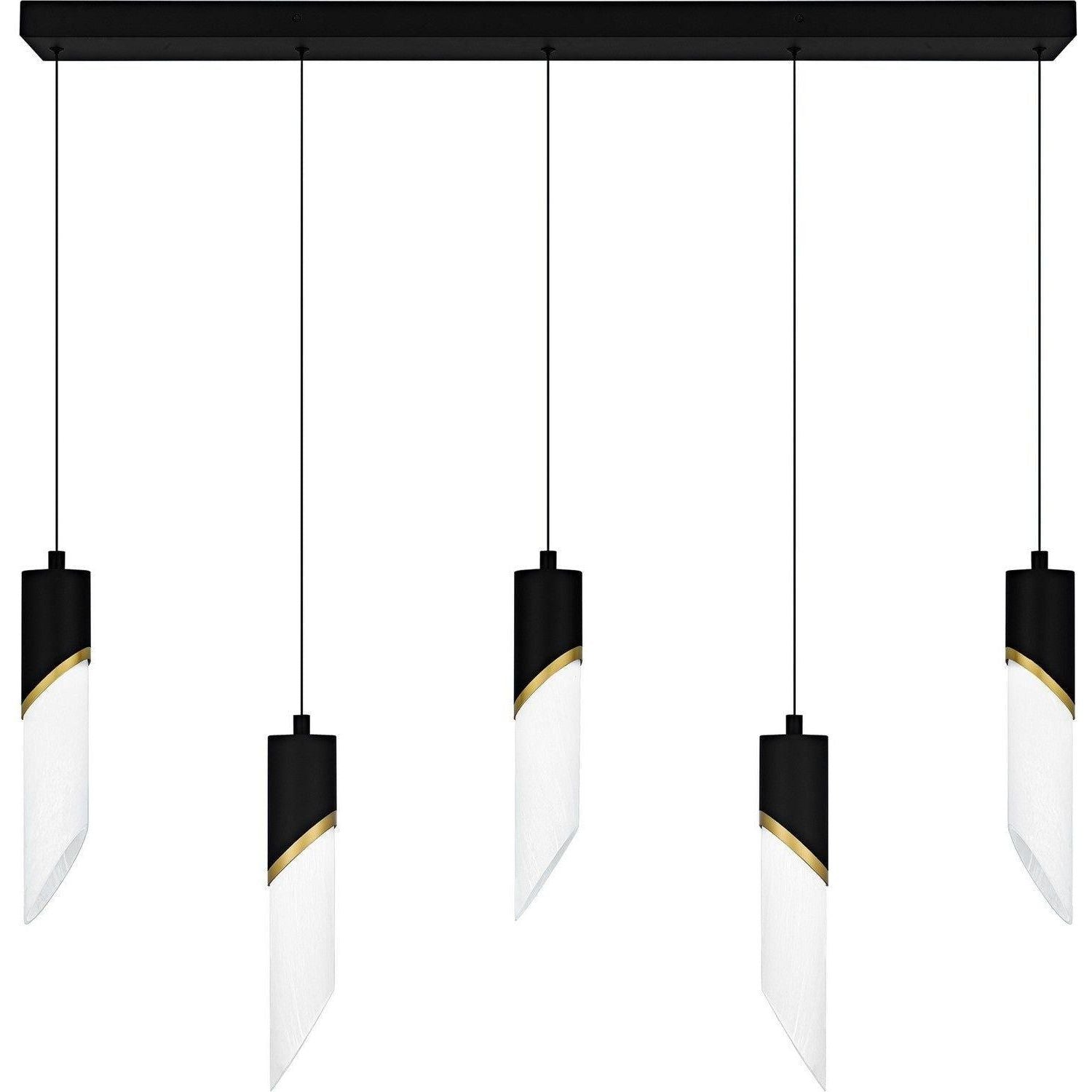 Quoizel - Alys LED Linear Chandelier - PCAYS540MBK - Canada Light Shop