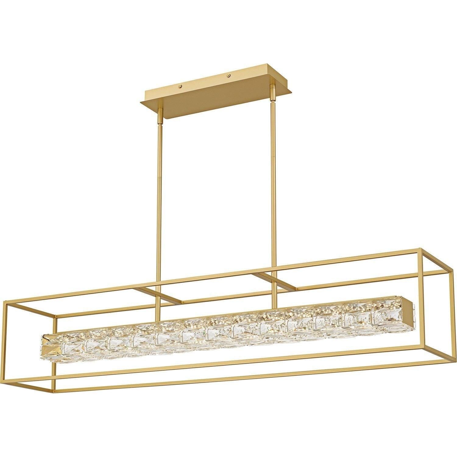Quoizel - Dazzle LED Linear Chandelier - PCDZ148SGD - Canada Light Shop