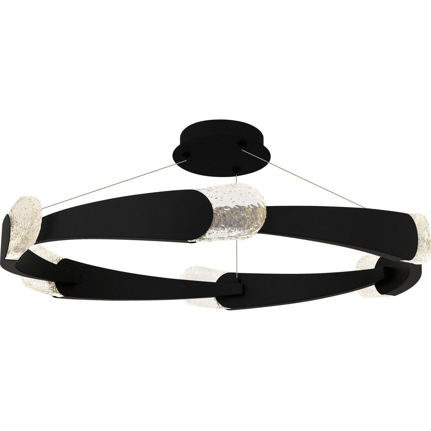 Quoizel - Saffron LED Semi-Flush Mount - PCSAF1734MBK - Canada Light Shop