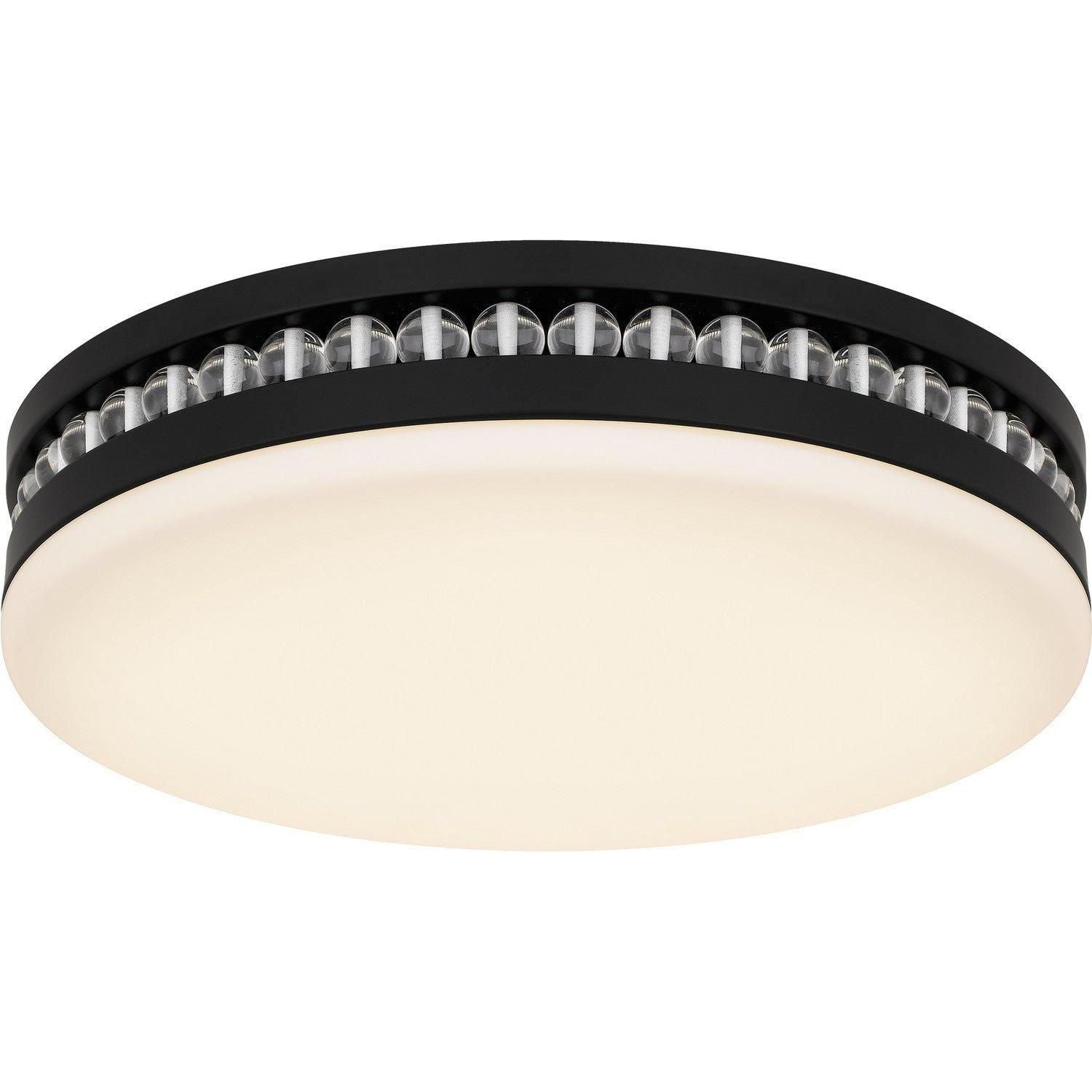 Quoizel - Carey LED Flush Mount - QFL6785MBK - Canada Light Shop