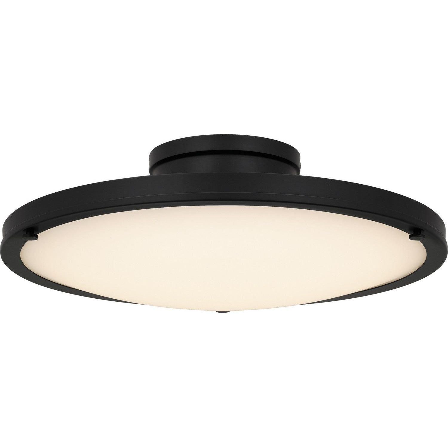 Quoizel - Donne LED Semi-Flush Mount - QSF6784MBK - Canada Light Shop
