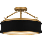 Quoizel - Dylan Semi-Flush Mount - QSF6801MBK - Canada Light Shop