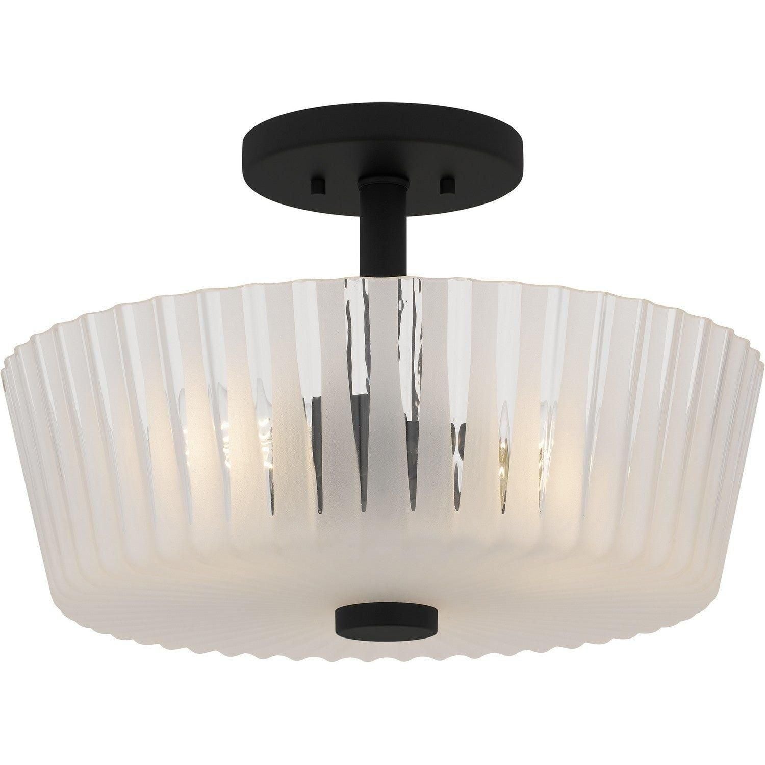 Quoizel - Gray Semi-Flush Mount - RAY1716MBK - Canada Light Shop