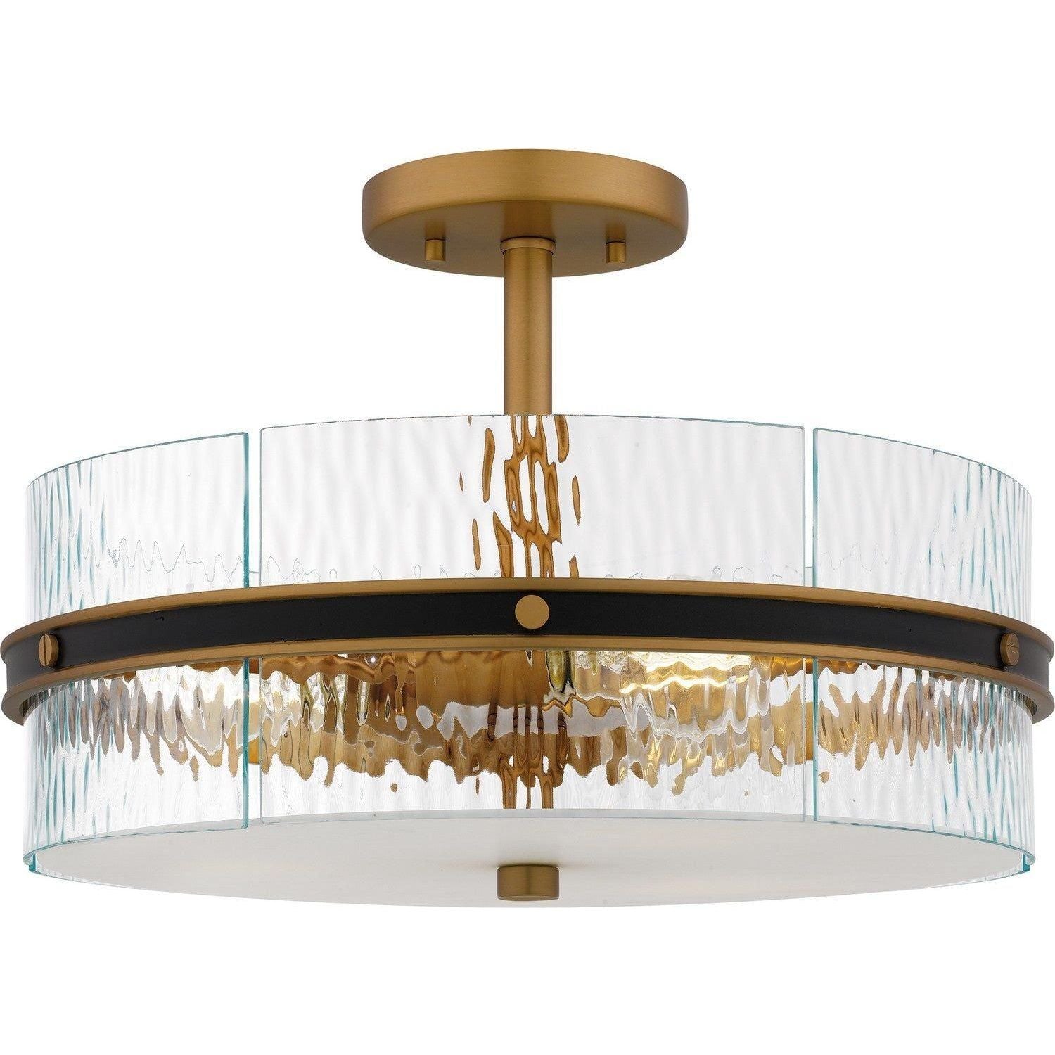 Quoizel - Reagan Semi-Flush Mount - REA1716MBK - Canada Light Shop