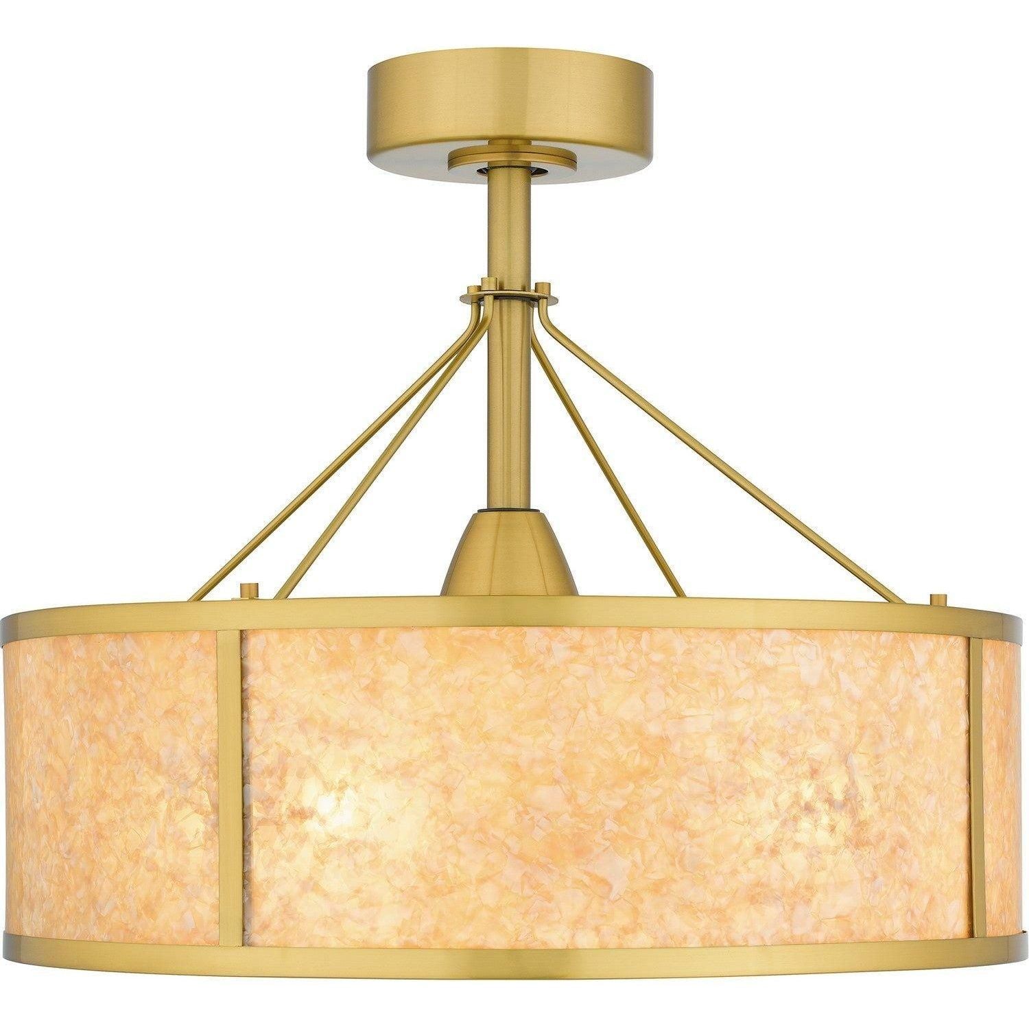 Quoizel - Stoneland Fandelier - STO3124BRG - Canada Light Shop