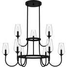 Quoizel - Viscount Chandelier - VSC5036MBK - Canada Light Shop