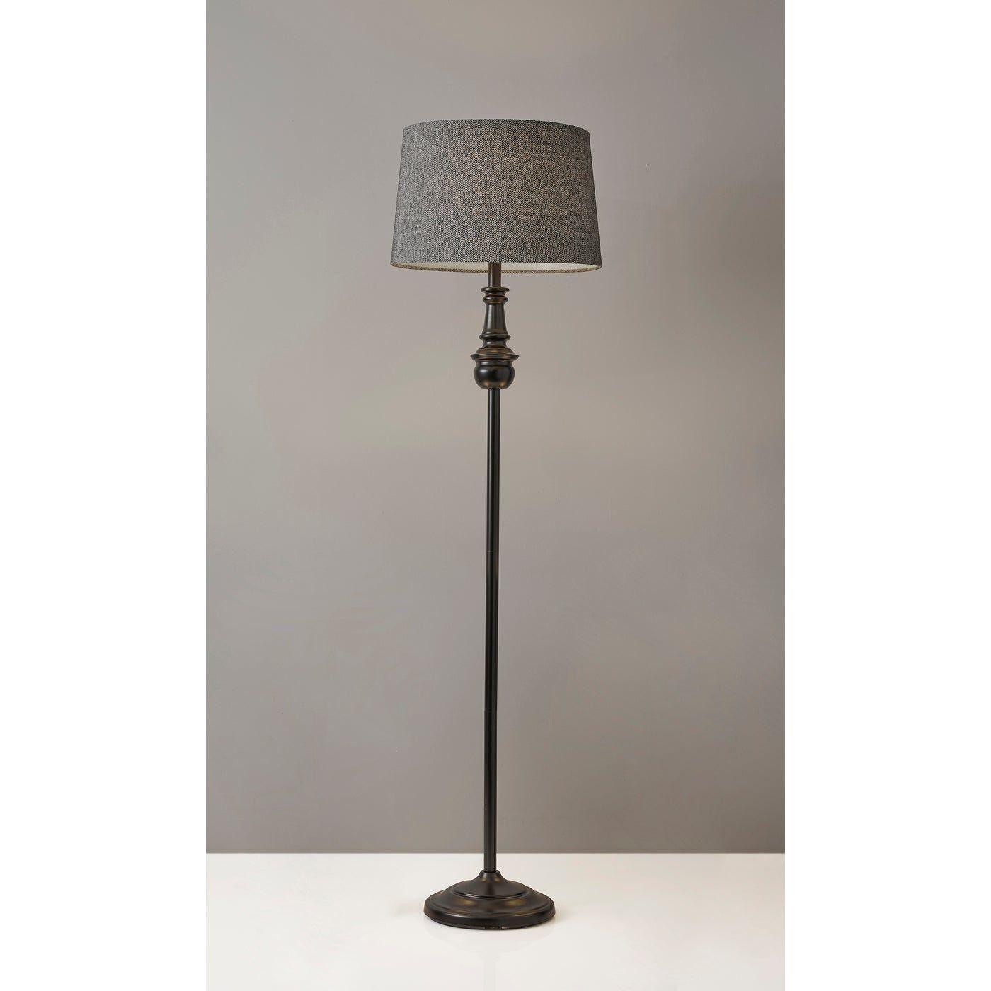 Adesso Home - Charles Floor Lamp - 1572-01 - Canada Light Shop
