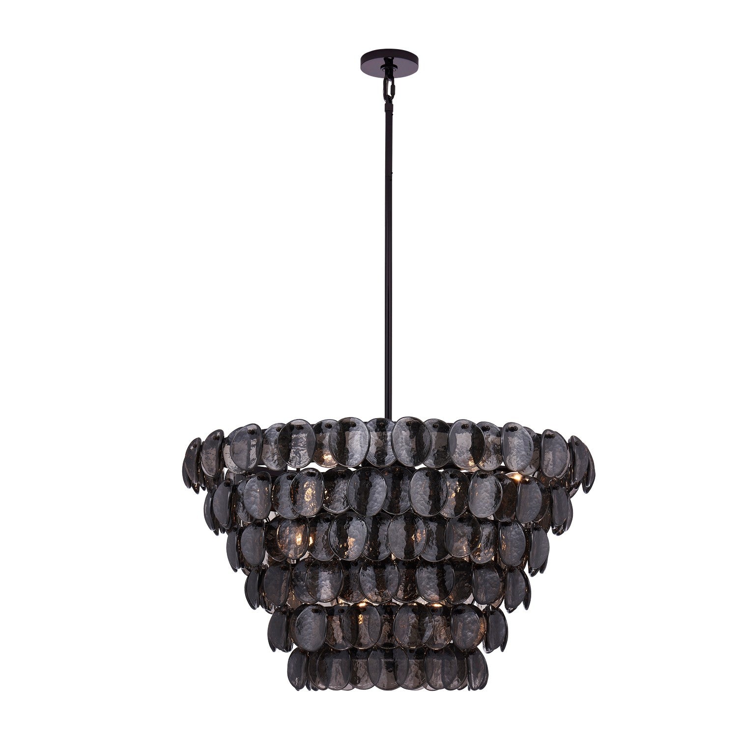 Kalco - 524656BN - 14 Light Pendant - UROKO - Black Nickel
