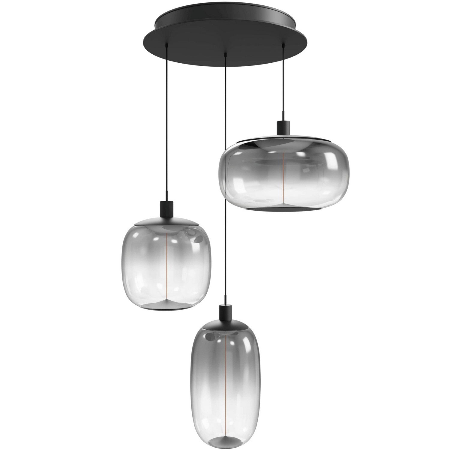 Avenue Lighting - HF9173-BK - One Light Pendant - Monaco - Black