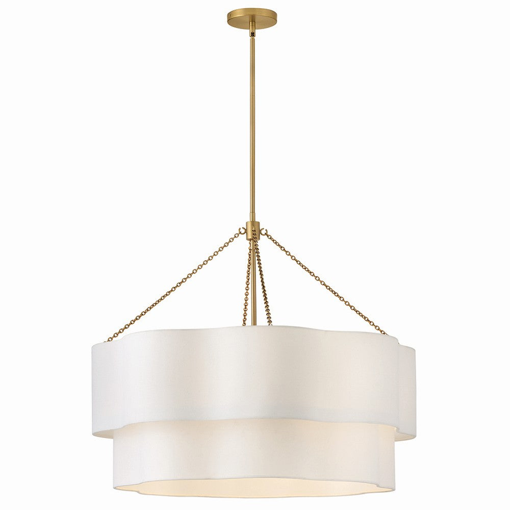 Hinkley Canada - 47735LCB - LED Chandelier - Gwen - Lacquered Brass