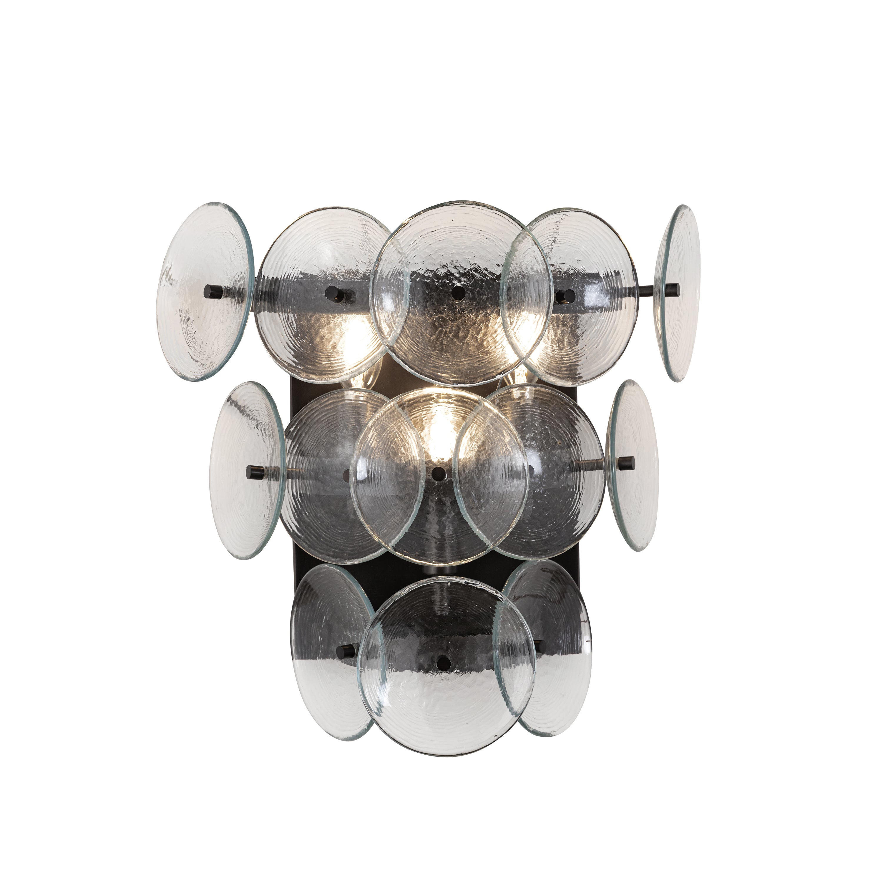 Maxim - 21820TCGM - Three LIght Wall Sconce - Loren - Gunmetal