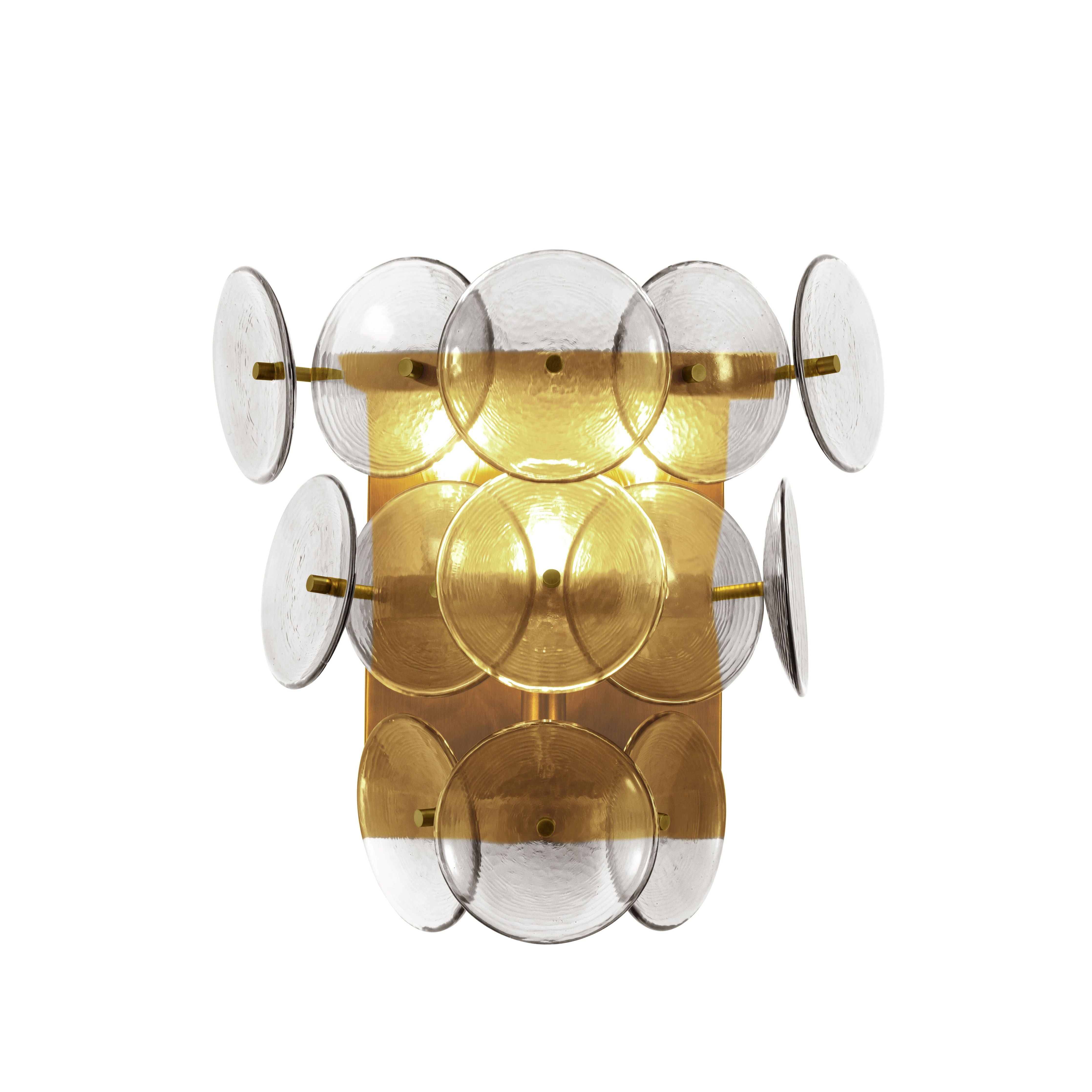 Maxim - 21820TCWBR - Three LIght Wall Sconce - Loren - Weathered Brass