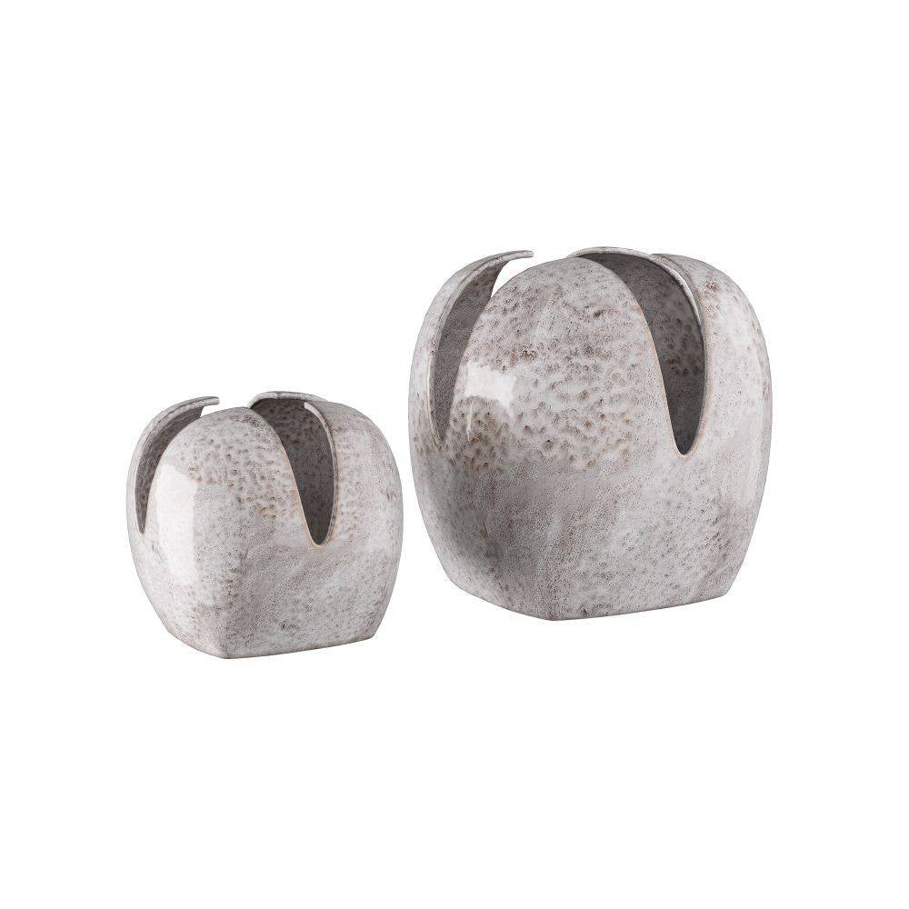 Arteriors - AVE03 - Vases, Set of 2 - Amal - Harbor Gray