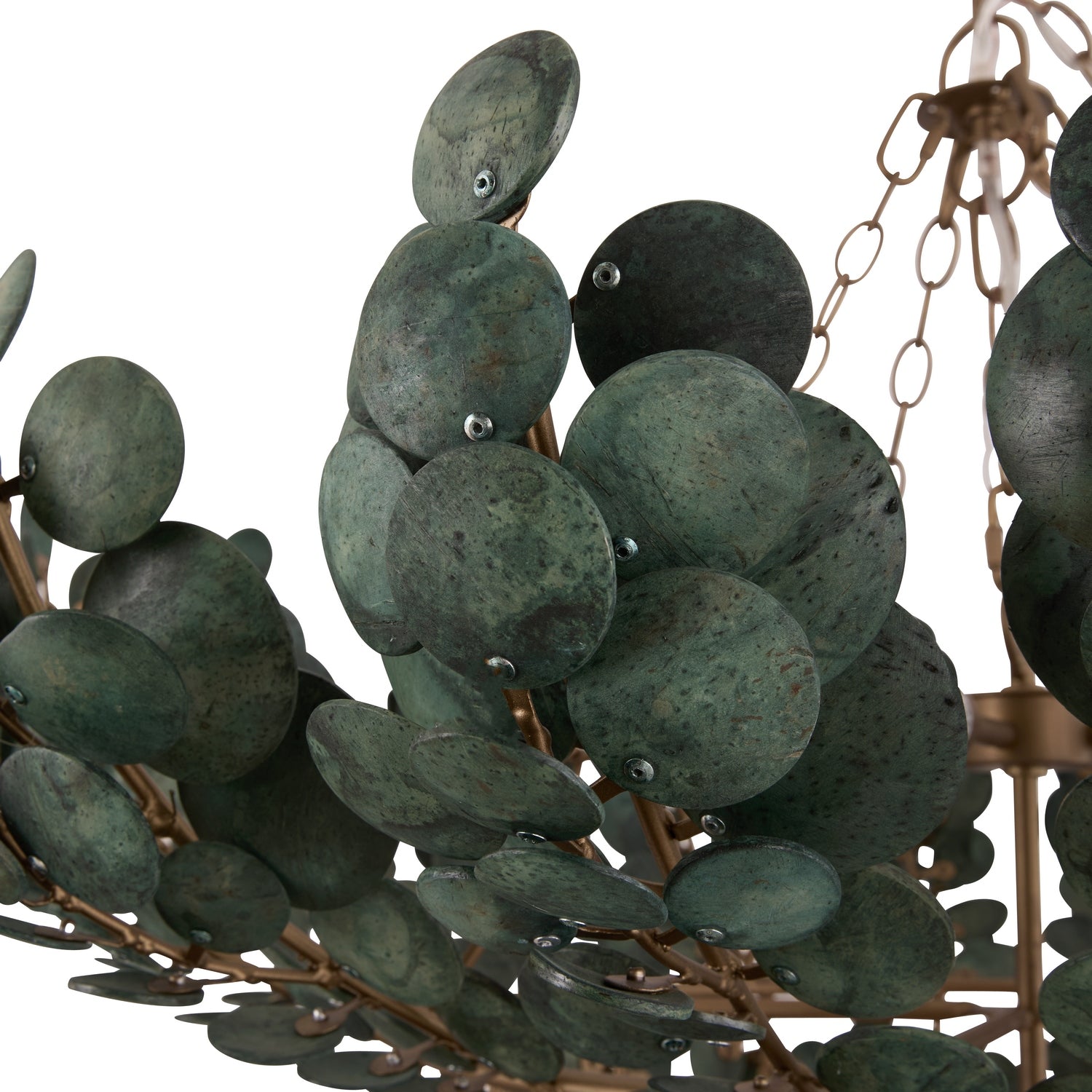 Arteriors - DMS14 - Chandelier - Bilal - EucalyptusВ Coconut Shell