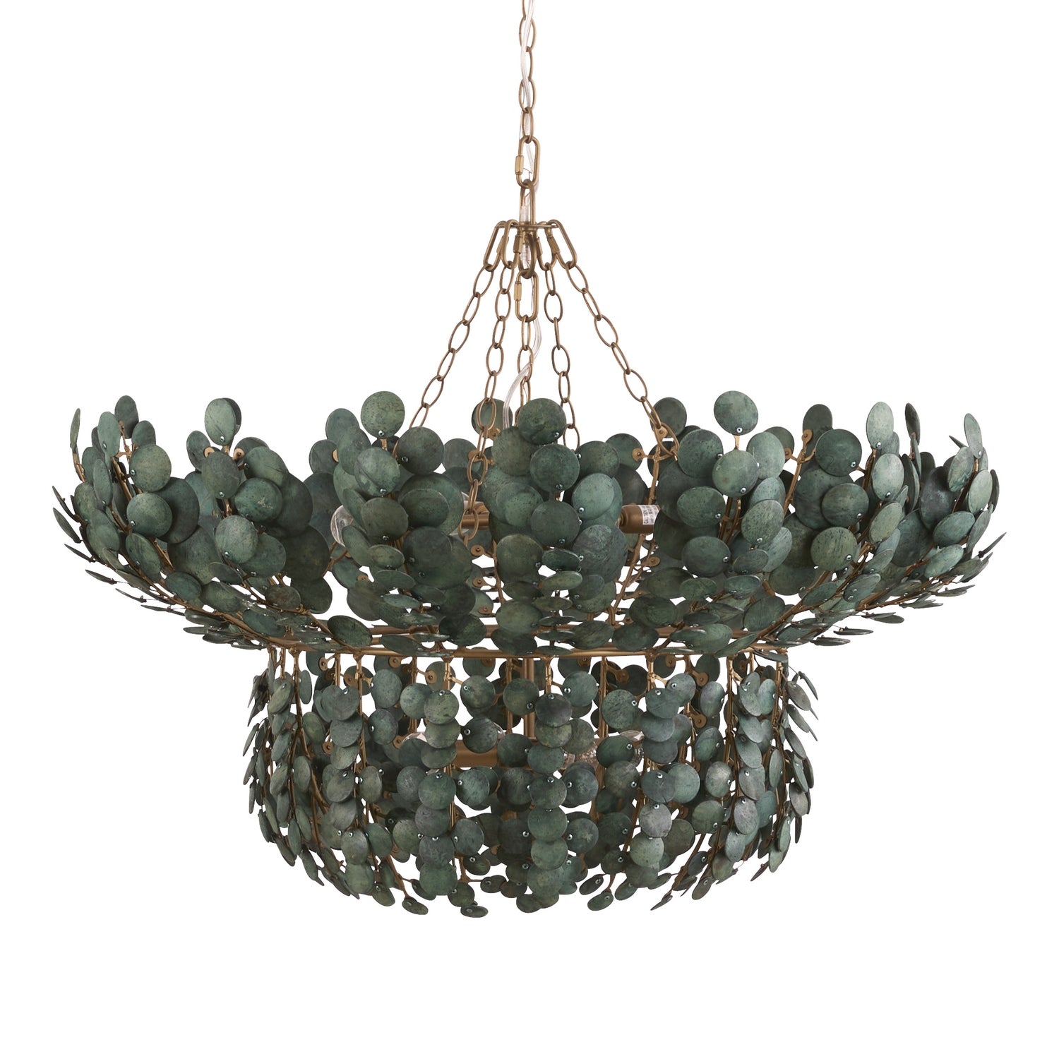 Arteriors - DMS14 - Chandelier - Bilal - EucalyptusВ Coconut Shell