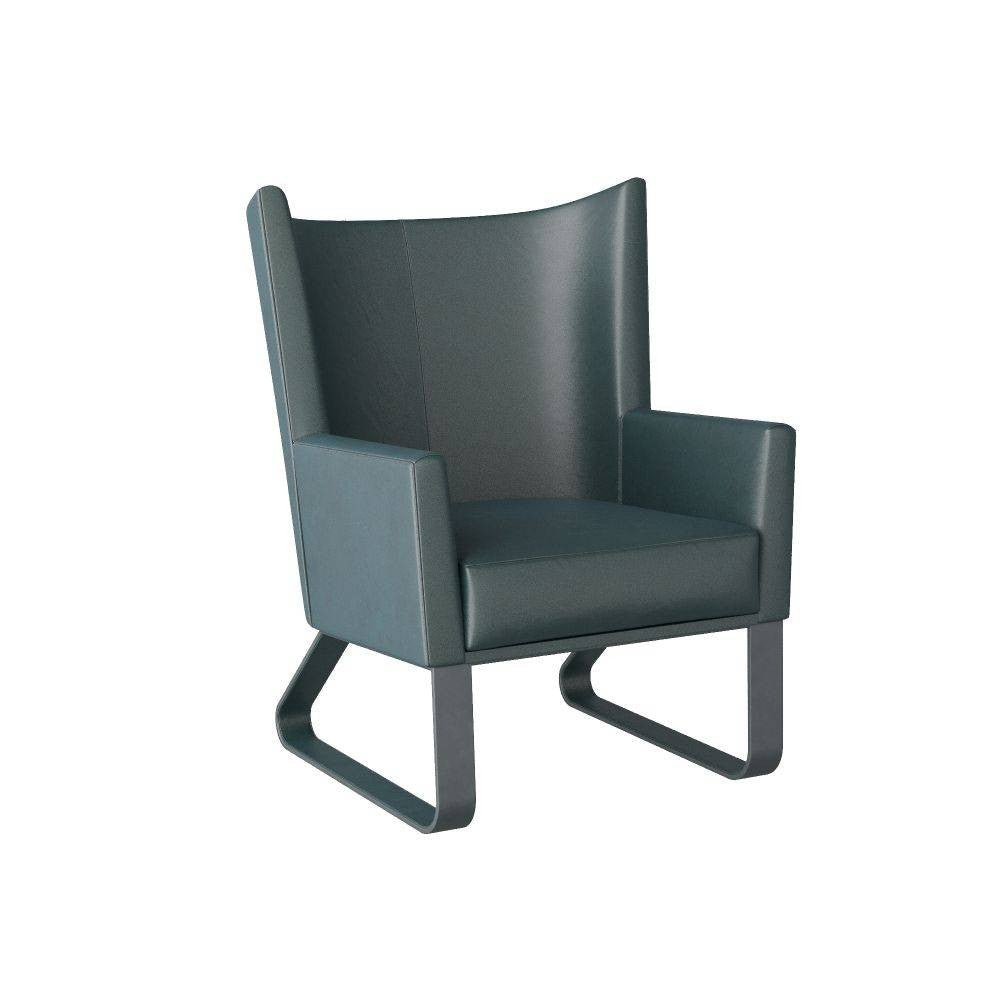 Arteriors - FRI09 - Chair - Bleuback - Storm Leather