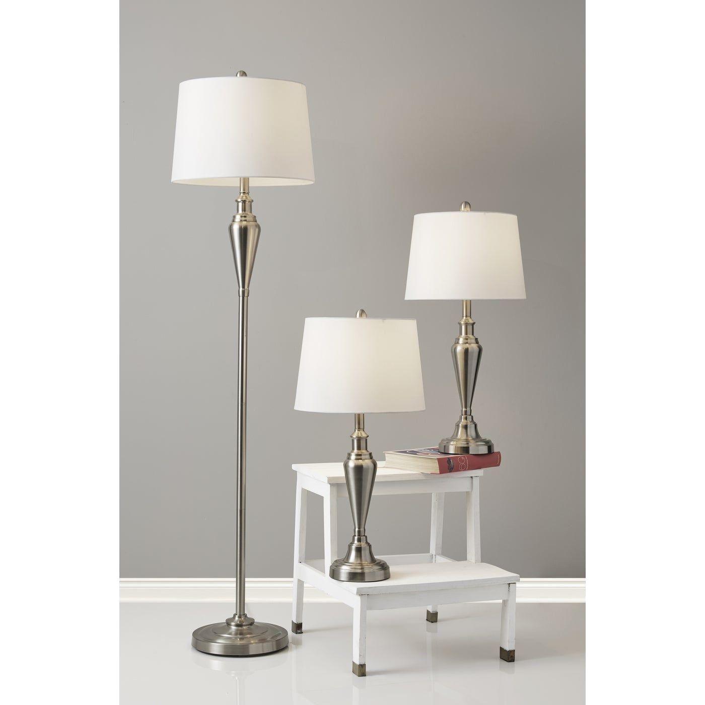 Adesso Home - Glendale 3 Piece Floor And Table Lamp Set - 1583-22 - Canada Light Shop