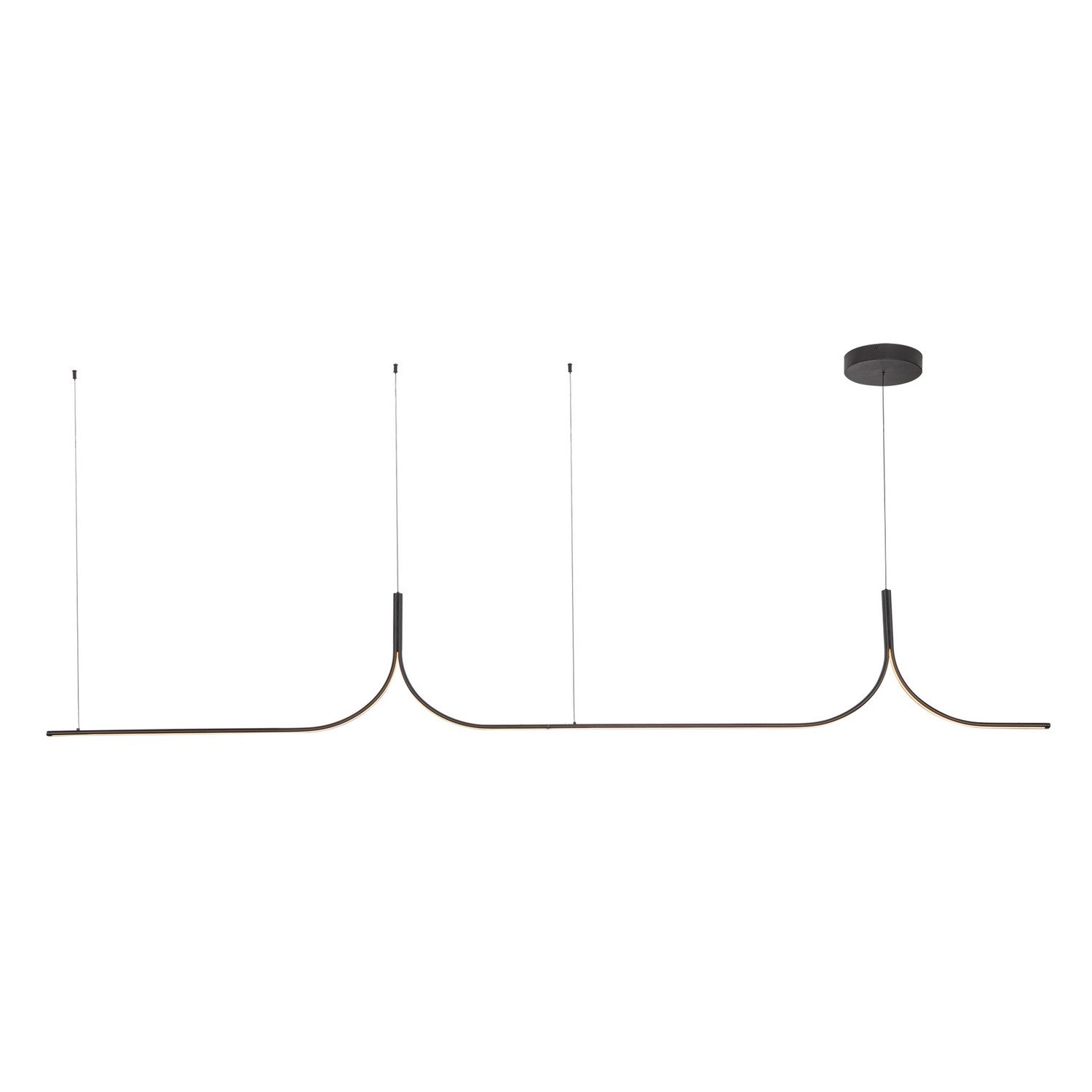 Kuzco Canada - LP17910-BK-UNV-010 - LED Linear Pendant - Thread - Black