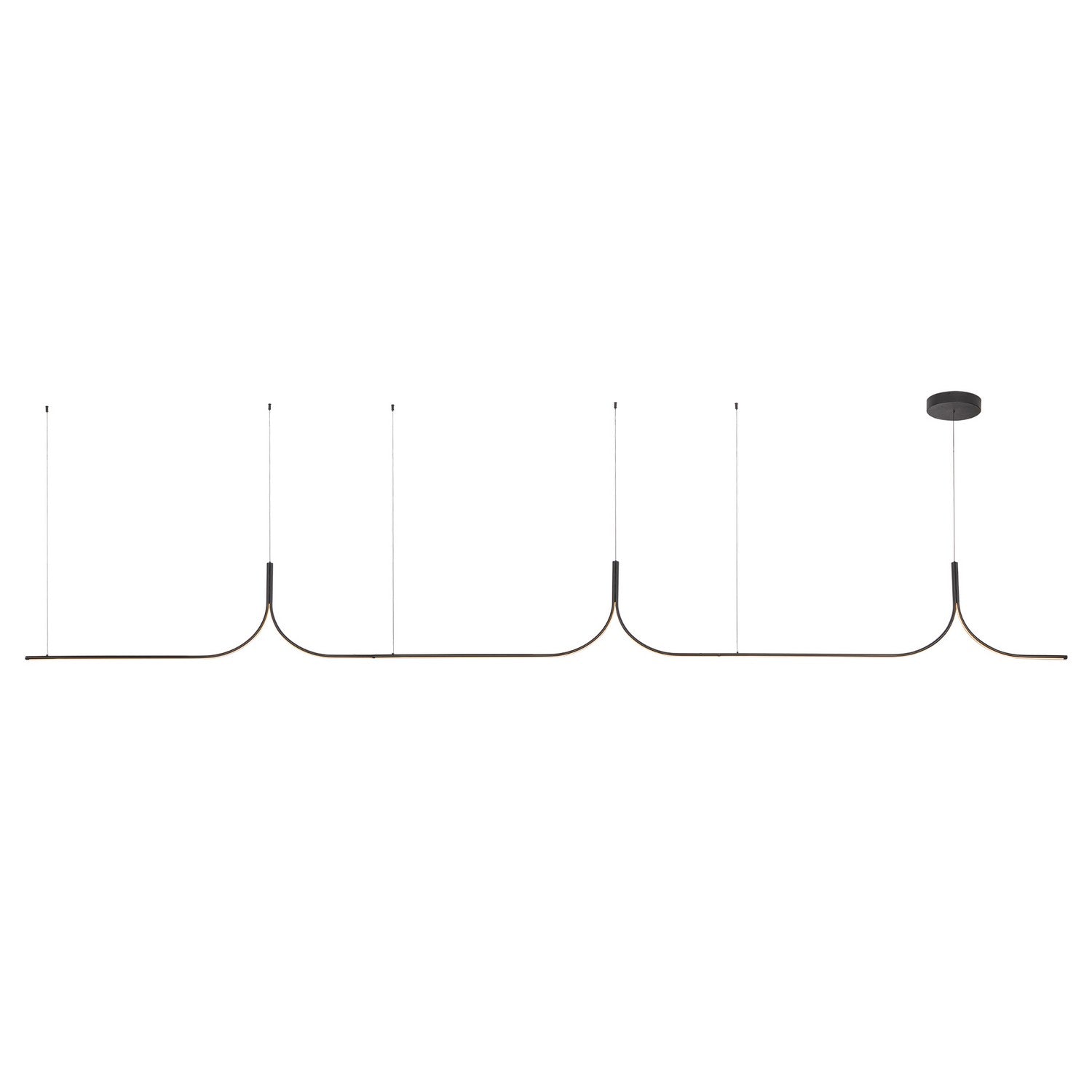 Kuzco Canada - LP17915-BK-UNV-010 - LED Linear Pendant - Thread - Black